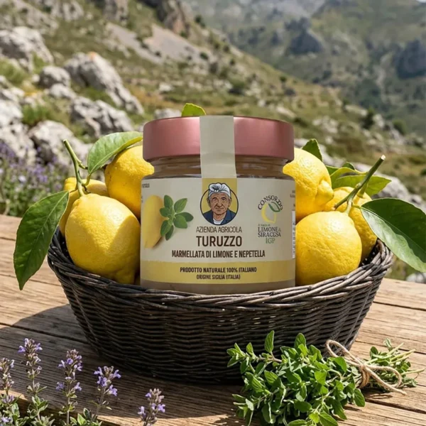 Syracuse lemon and catmint jam azienda agricola turuzzo