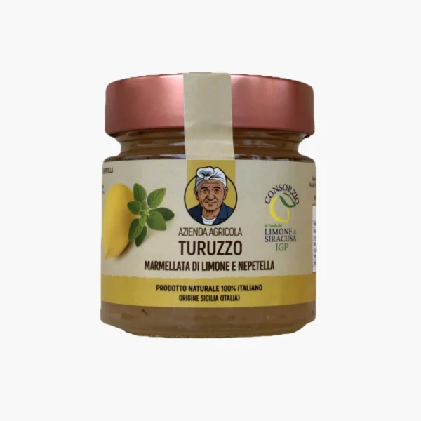 Syracuse lemon and catmint jam azienda agricola turuzzo