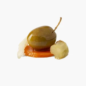 green olives in sicilian artisan giardiniera azienda agricola turuzzo avola